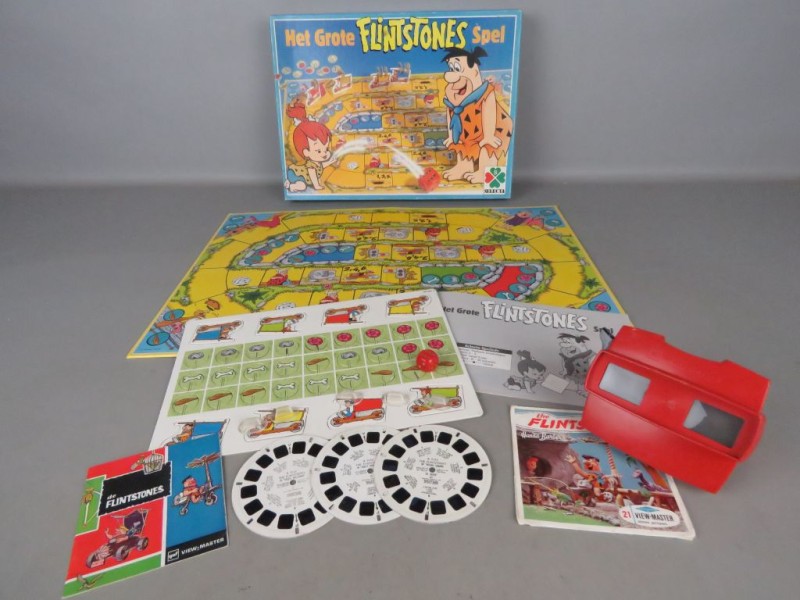 Het grote Flintstones spel (compleet) + viewmaster