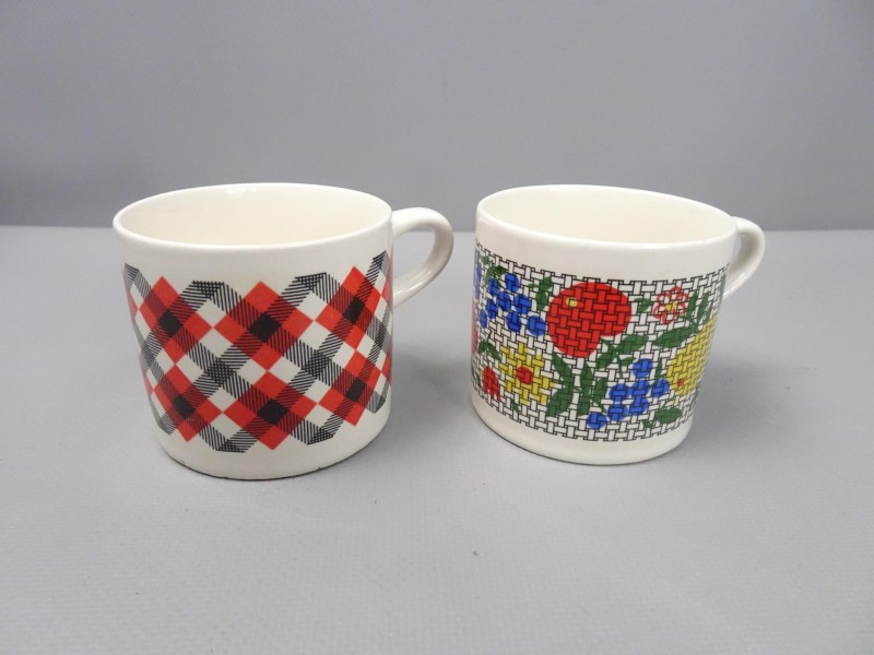 2 vintage porseleinen "Melitta" tasjes