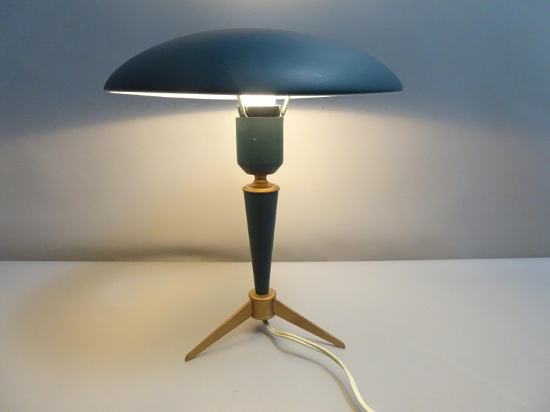 Design tafellamp "Louis Kalff - Philips - Model Bijou" + 1 jaar garantie (getest en werkt)