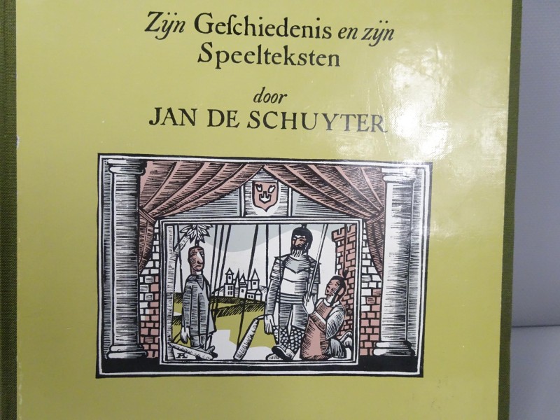 Hardcover boek "De Antwerpsche - Poesje zijn geschiedenis en zijn speelteksten door Jan De Schuyter"