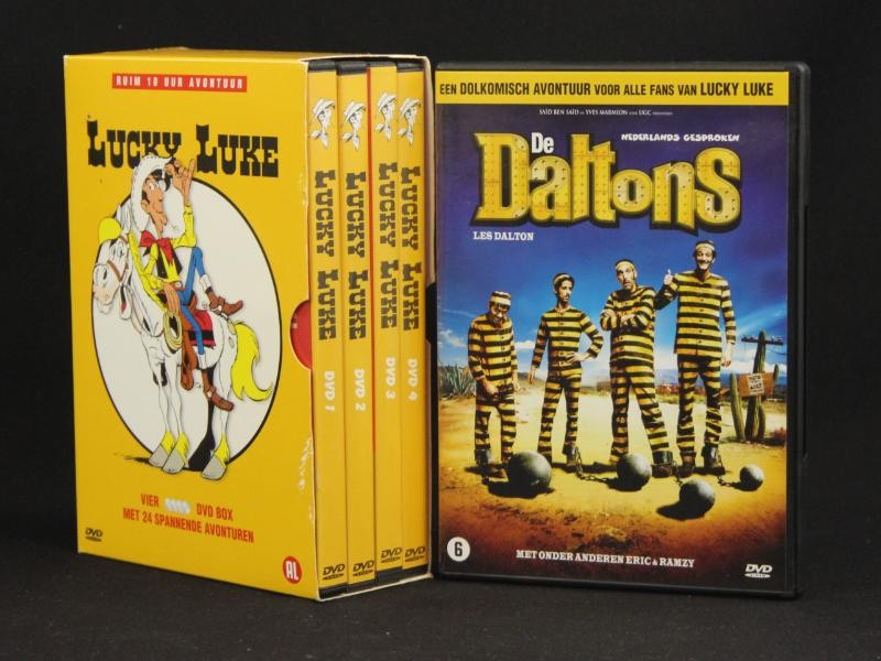 Lucky Luke en de Daltons DVD's