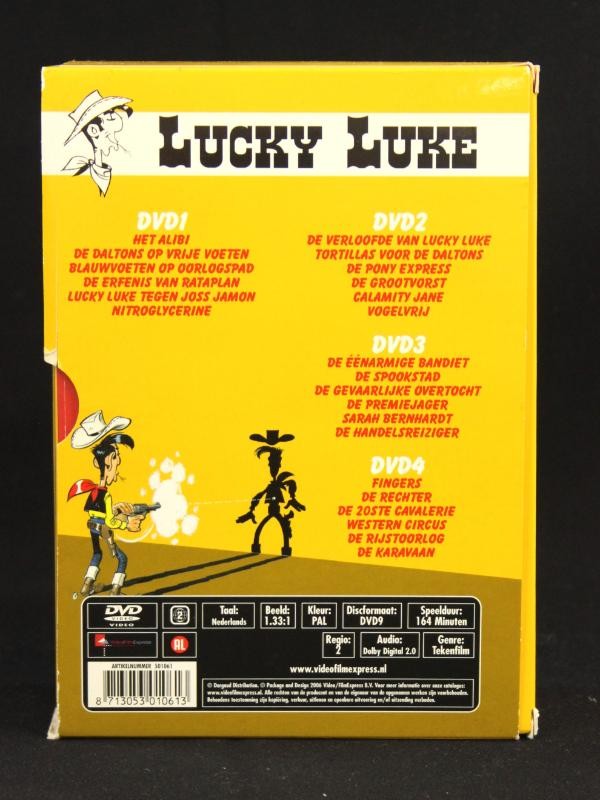 Lucky Luke en de Daltons DVD's