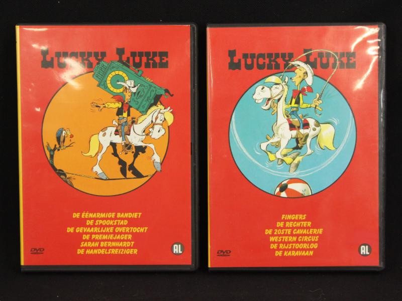 Lucky Luke en de Daltons DVD's