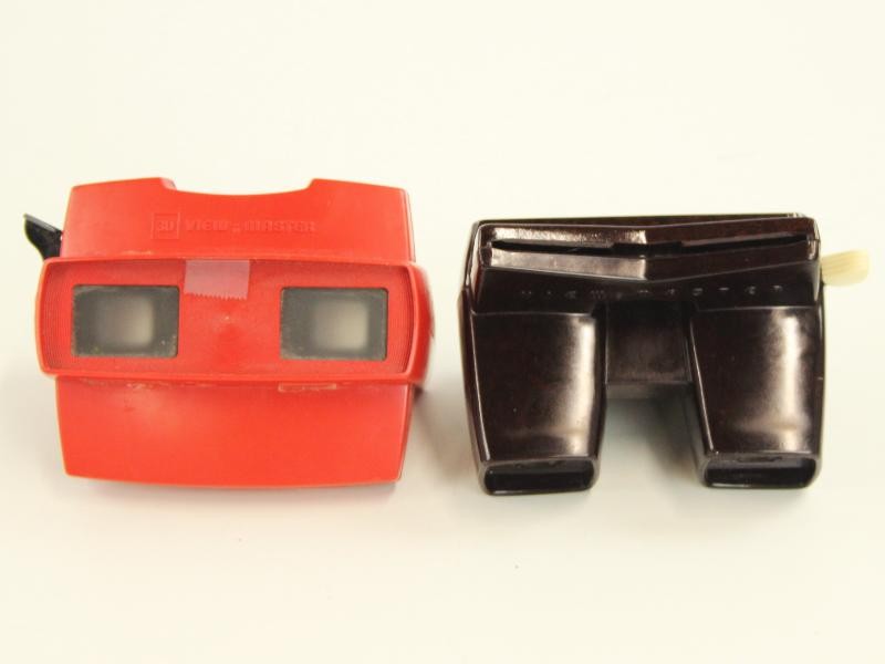 6 View-Master Stereoscope en 50+ stereoscope reels