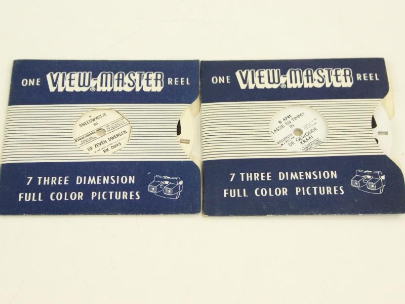 5 View-Master Stereoscope + 23 stereoscope reels