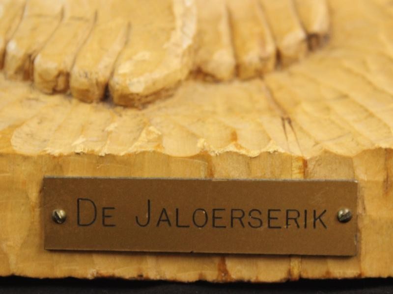 'De Jaloerserik' grote handgestoken sculptuur 'EDP 2000'