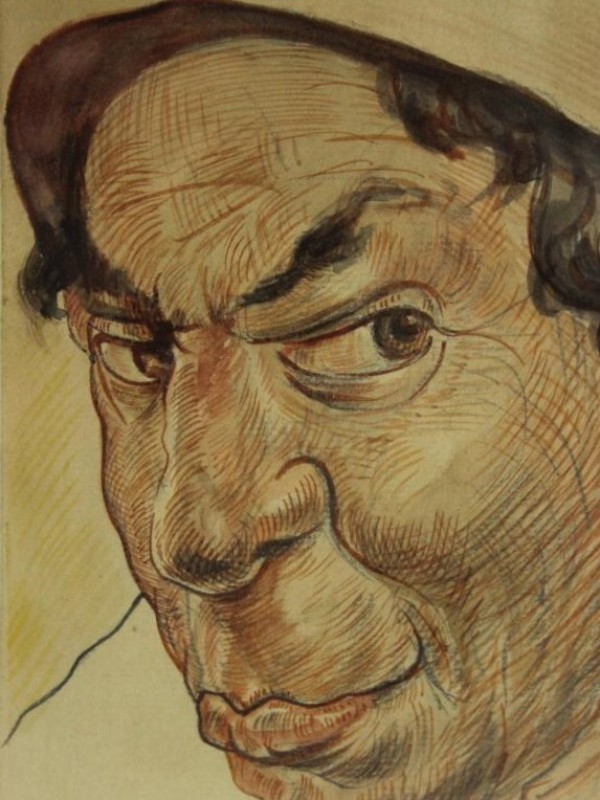 2 karikaturen Gaston Schuermans (1891-1962)