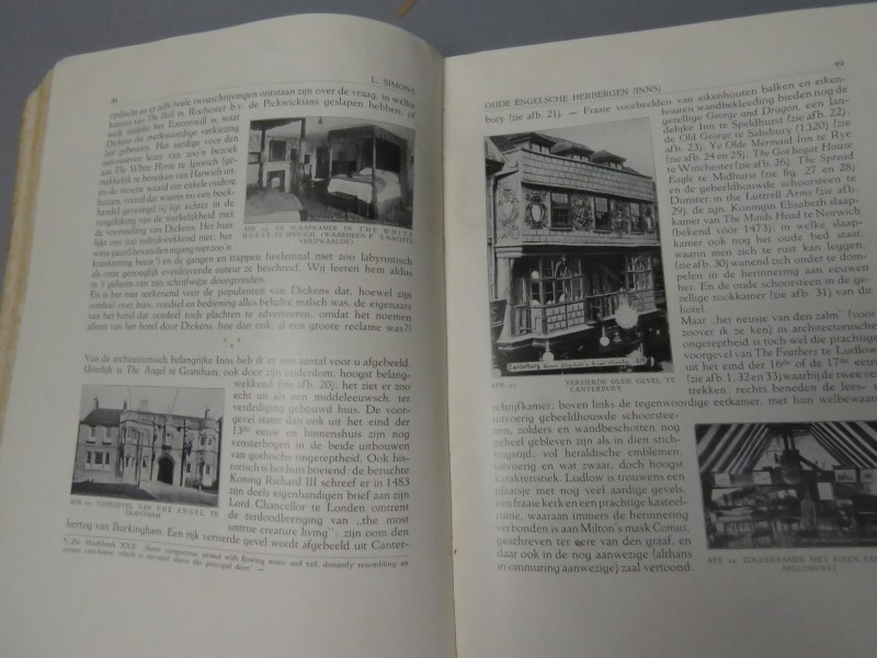 Vintage "winterboek 1928-1929 wereldbibliotheek"