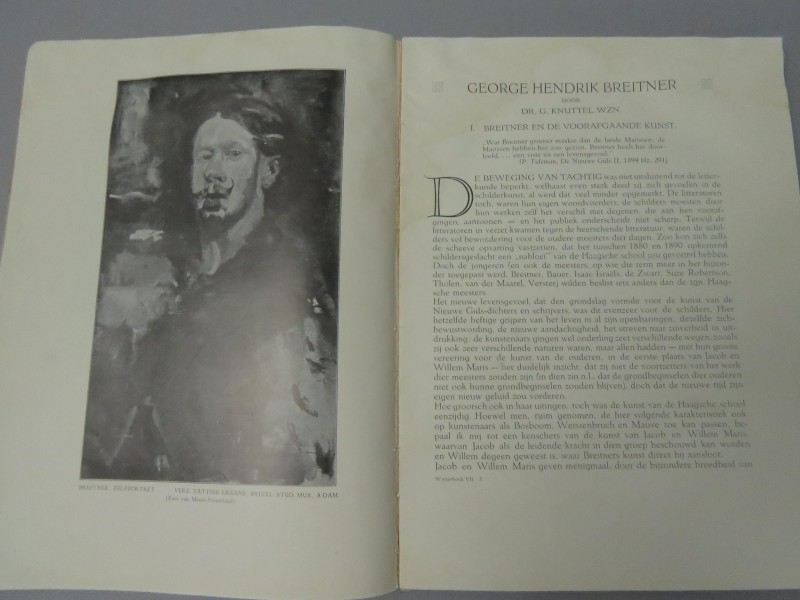 Vintage "winterboek 1928-1929 wereldbibliotheek"