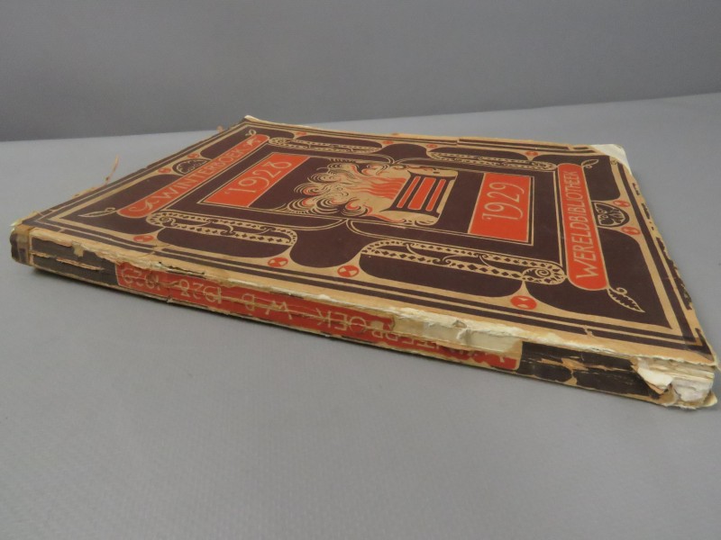 Vintage "winterboek 1928-1929 wereldbibliotheek"