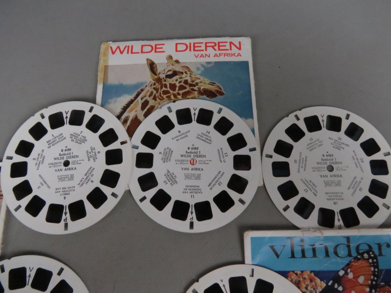 3D viewmaster met dieren fiches