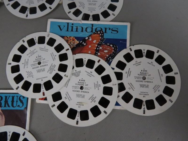 3D viewmaster met dieren fiches