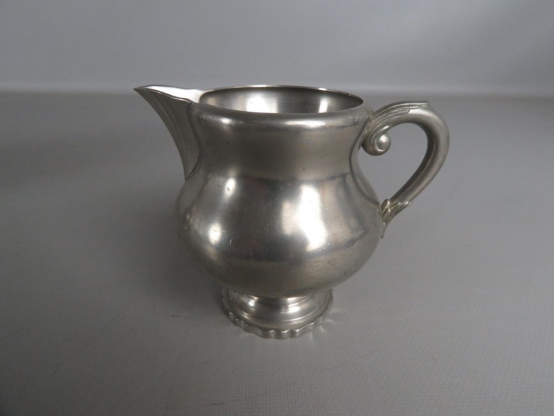 Verzilverd koffieservies "Pewter"