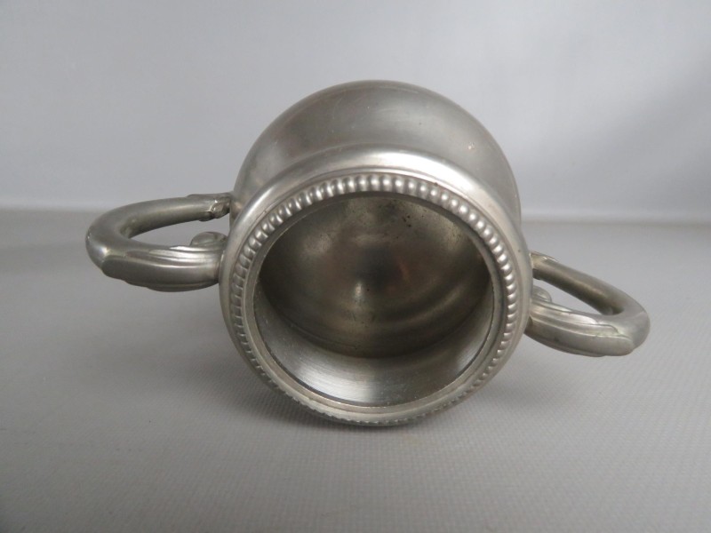 Verzilverd koffieservies "Pewter"