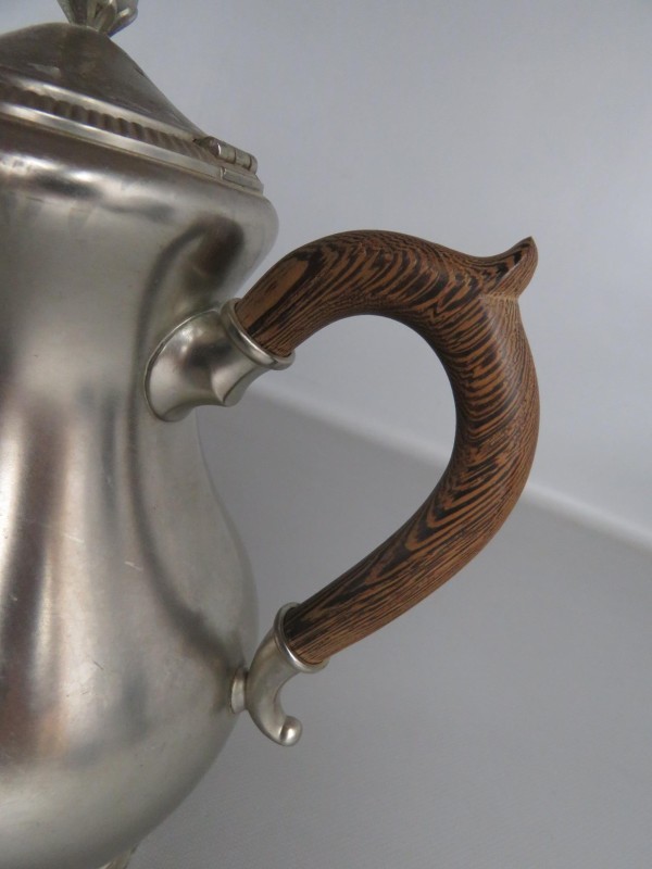 Verzilverd koffieservies "Pewter"