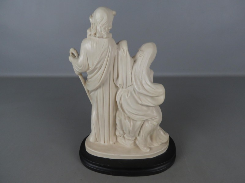 Resin heiligbeeld "Jozef, Maria en Jezus"