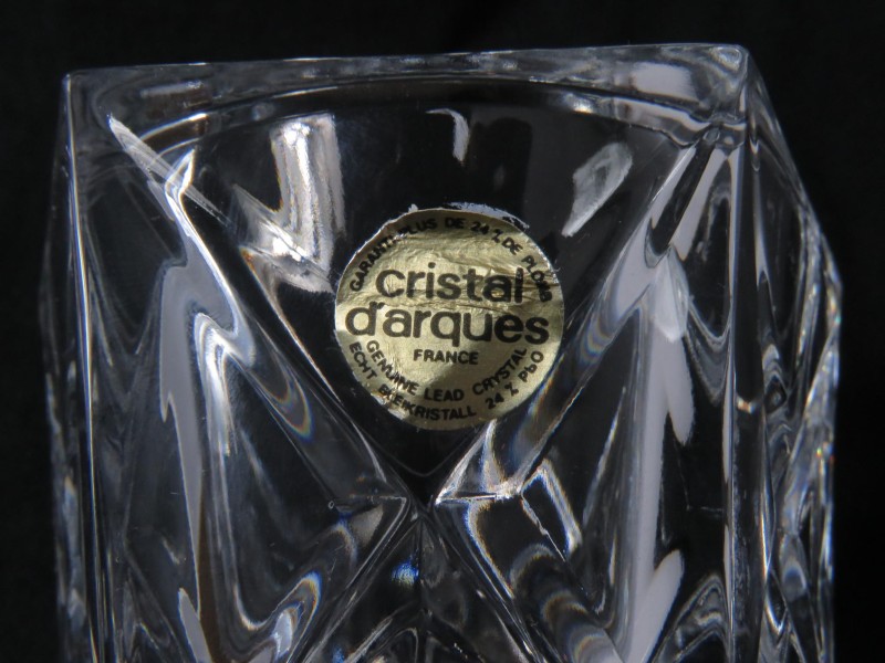 Klein kristallen vaas "Cristal d'Arques"