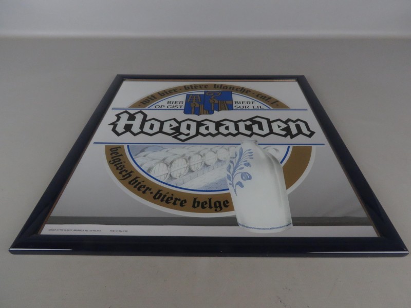 Vintage reclame spiegel "Hoegaarden"