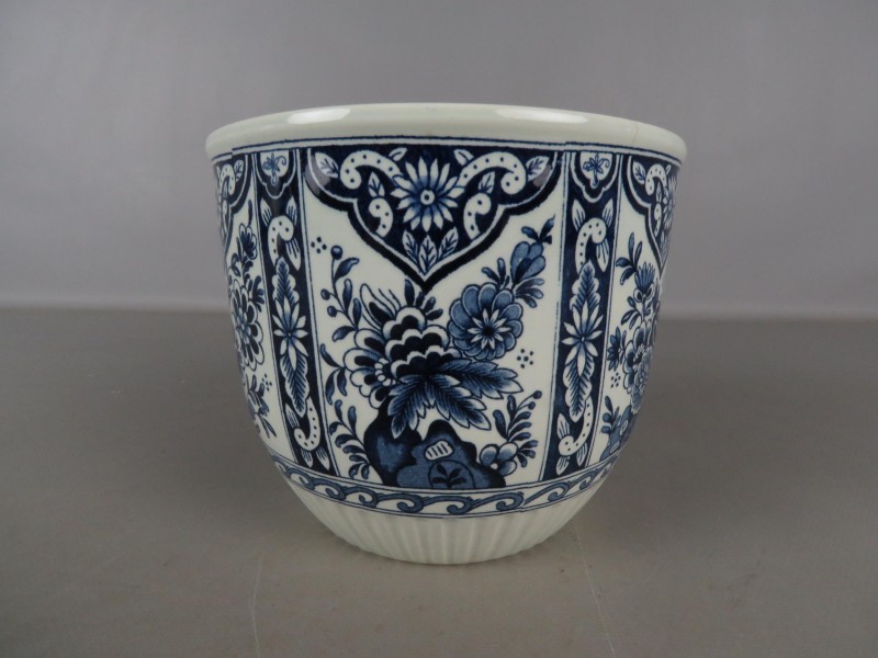 Keramieken "Delft" bloempot