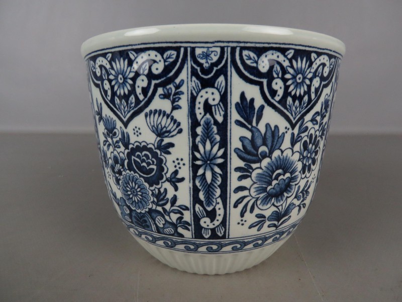 Keramieken "Delft" bloempot