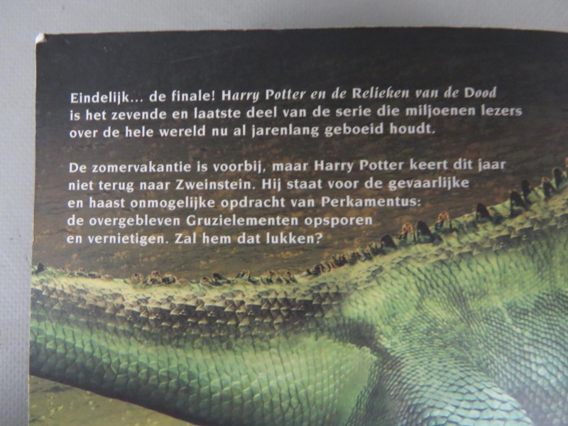 Harry Potter en de relieken van de dood - paperback 1ste druk