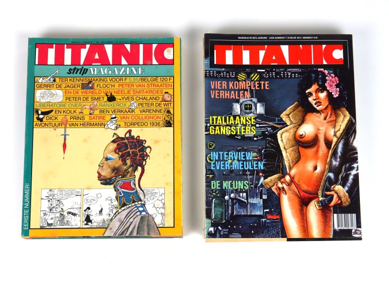 Set van 16 strip magazines TITANIC - 1984