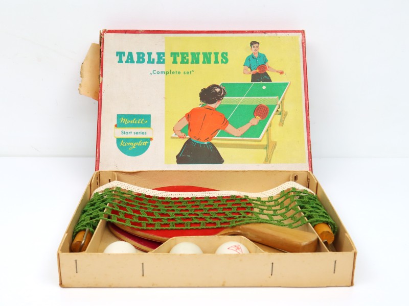 Vintage Table Tennis Complete Set