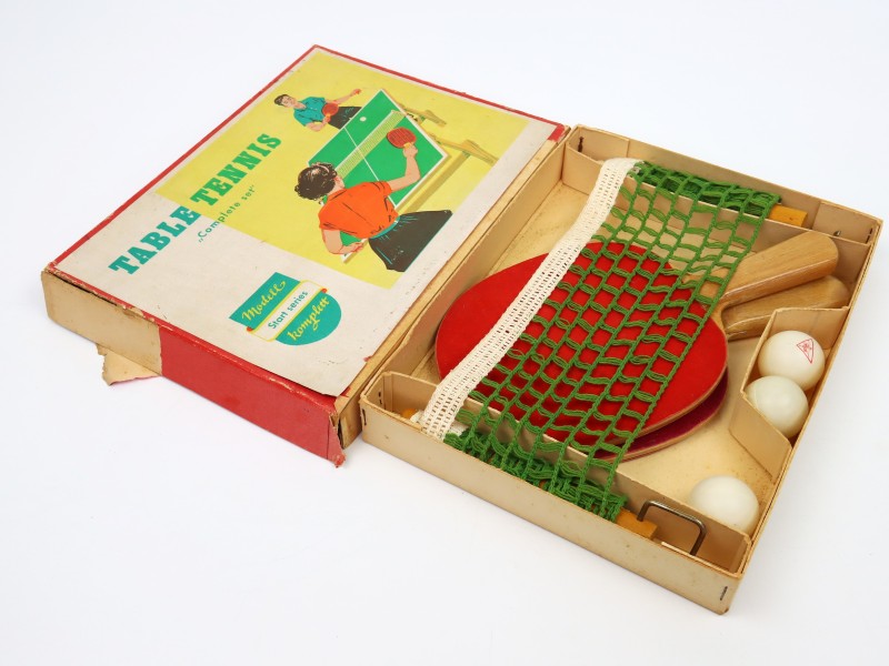 Vintage Table Tennis Complete Set