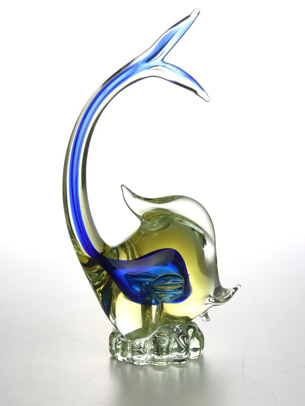 Murano glazen sculptuur Vis