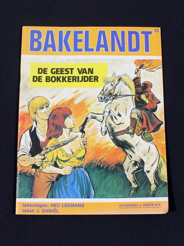 Vintage strip 'Bakelandt - De Geest van de Bokkerijder'- Hec Leemans