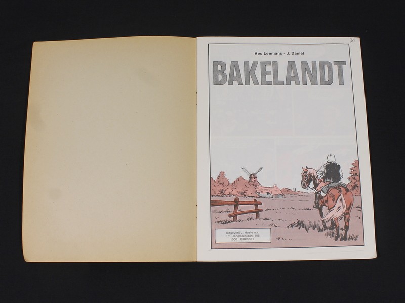 Vintage strip 'Bakelandt - De Geest van de Bokkerijder'- Hec Leemans