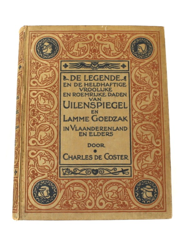 Antiek boek 'De Legende van Uilenspiegel' - Charles de Coster (1914)