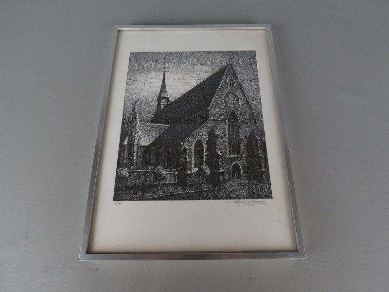 Prent in kader "Paterskerk Tienen"