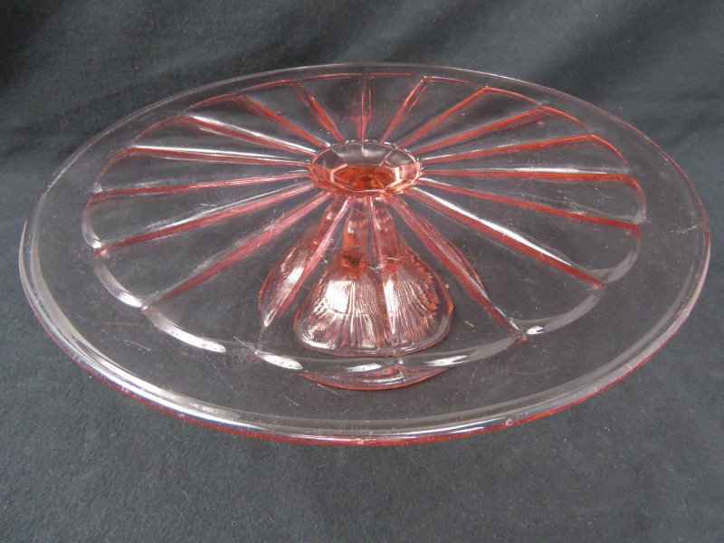 Art deco glazen taartschotel