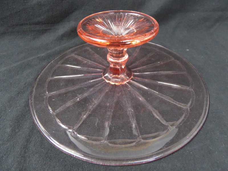 Art deco glazen taartschotel