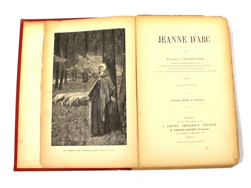 Antiek boek 'Jeanne d'Arc' - François Bournand (1892)