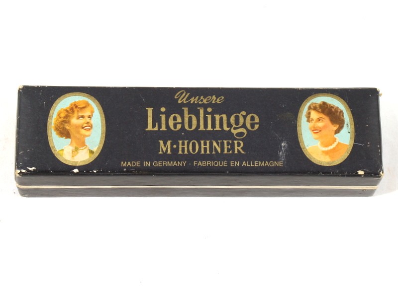 Vintage mondharmonica Unsere Lieblinge M. Hohner