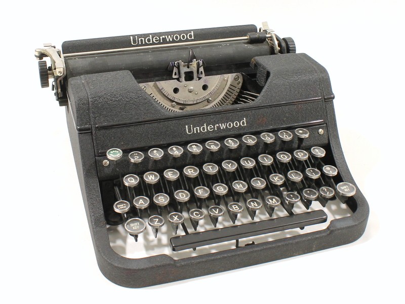 Vintage Underwood schrijfmachine