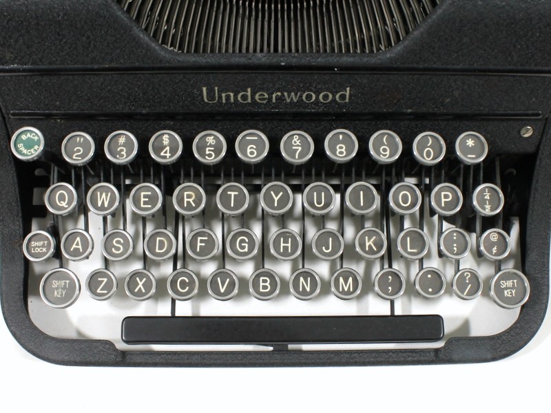 Vintage Underwood schrijfmachine