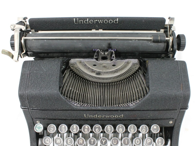 Vintage Underwood schrijfmachine