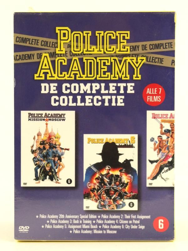 Complete Police academy collectie DVD box