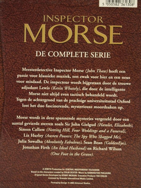 Inspector Morse - Complete serie DVD Box