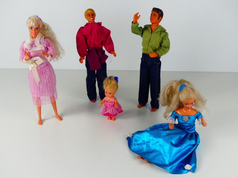 Vintage Mattel Barbie poppen