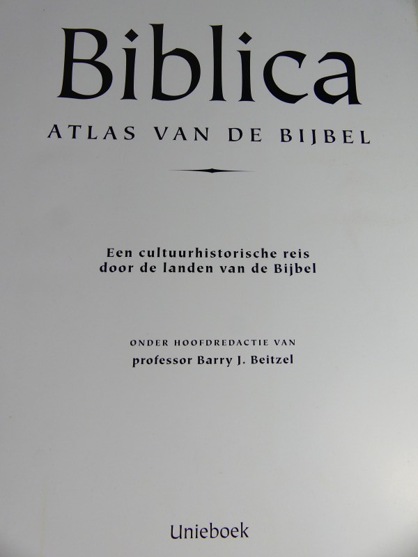 Biblica - Atlas van de Bijbel - Boek