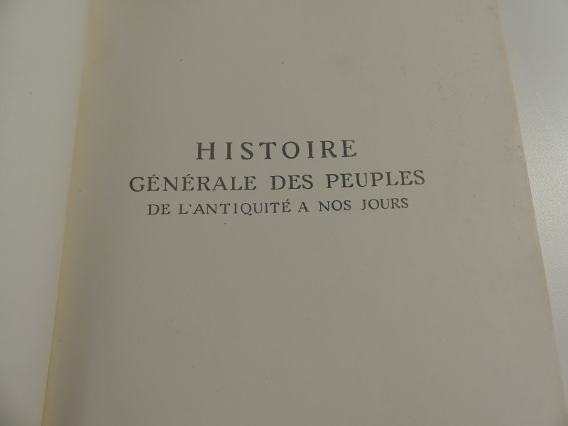 Algemene geschiedenis van volkeren van de oudheid tot heden