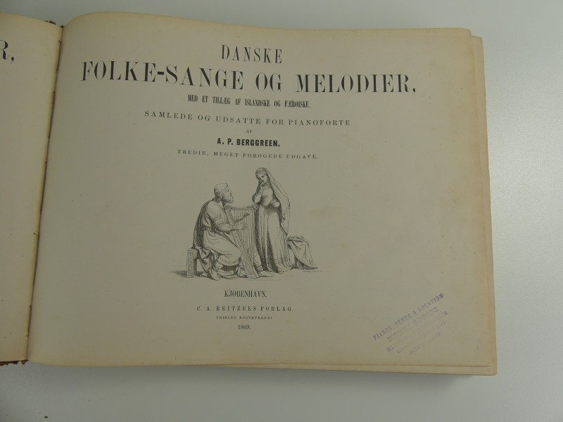 Oude verzameling volksliederen