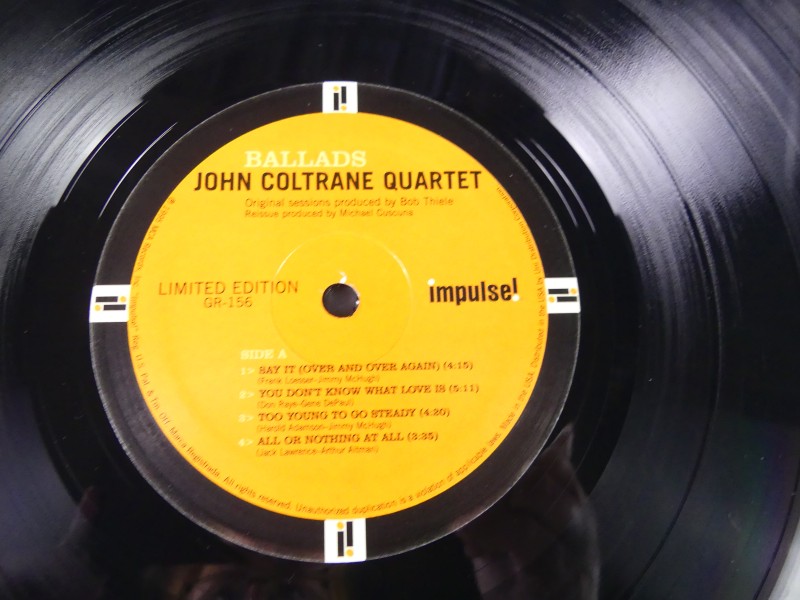 John Coltrane Quartet – Ballads, Vinyl, LP