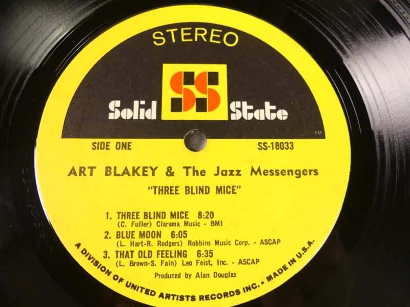 Gatefold-album Art Blakey & The Jazz Messengers - 3 Blind Mice