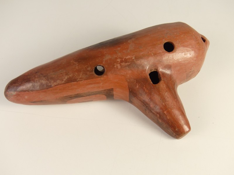 Vintage keramische Ocarina muziekinstrument