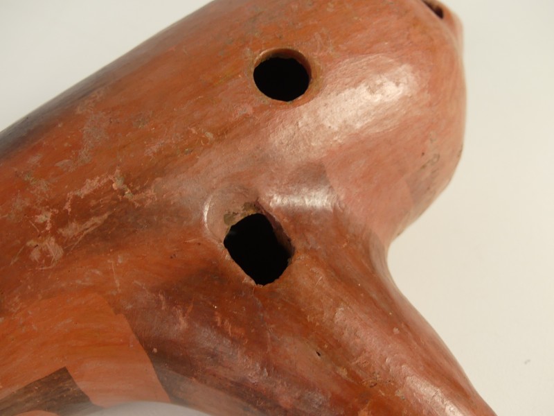 Vintage keramische Ocarina muziekinstrument